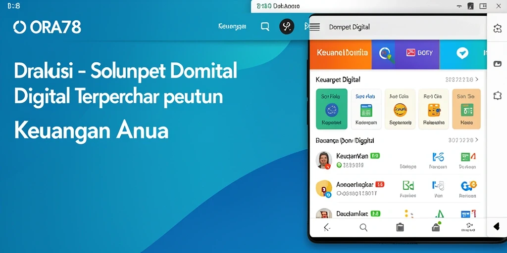 Tampilan antarmuka ORA78 yang user-friendly dan fungsional.