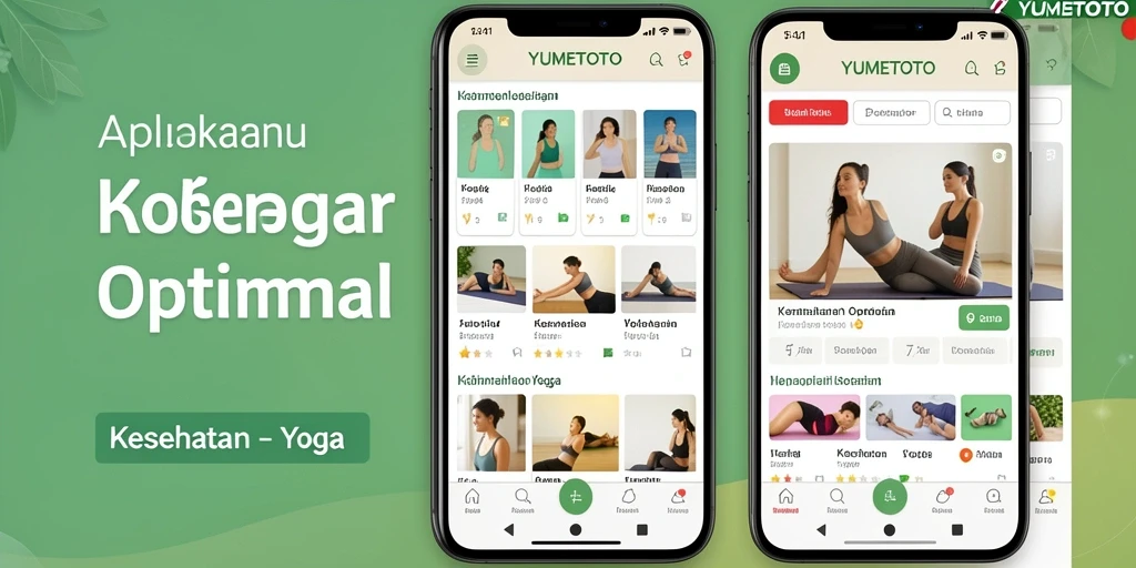 Antarmuka pengguna YUMETOTO yang intuitif dan menarik.
