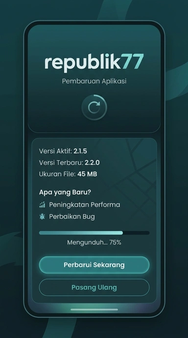 Riwayat Versi Aplikasi republik77 untuk Android